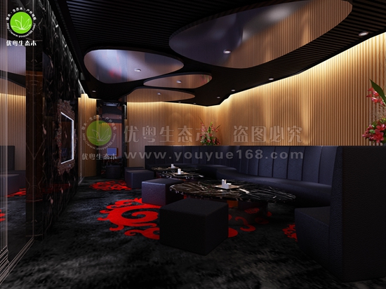 生態(tài)木酒店KTV墻板 生態(tài)木酒店KTV墻板