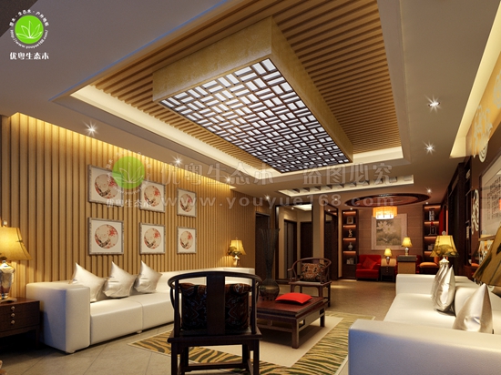 生態(tài)木客廳墻板 生態(tài)木客廳墻板